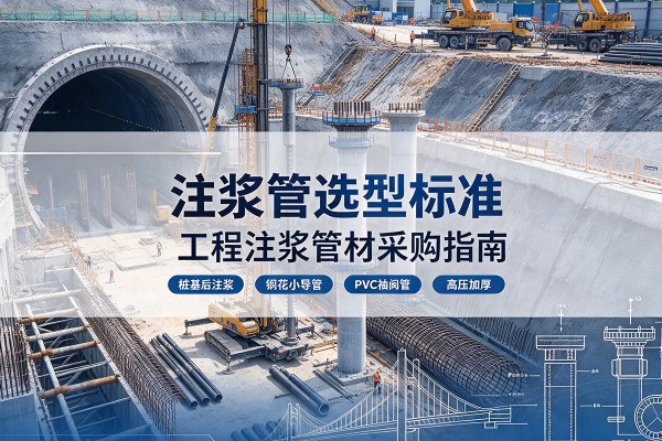 玉山注浆管选型标准