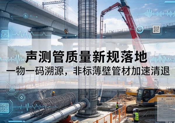 玉山声测管质量新规落地，一物一码溯源，非标薄壁管材加速清退